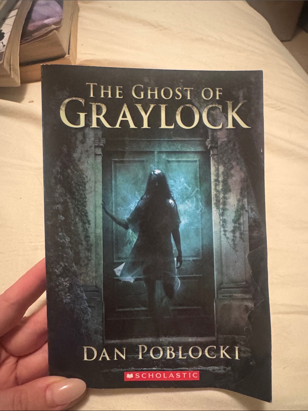 Scholastic The Ghost of Graylock — Teal & Black Cover